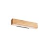 Drewniana Kinkiet Ścienny Ledowy CRAFT AP D40 284477 IDEAL LUX